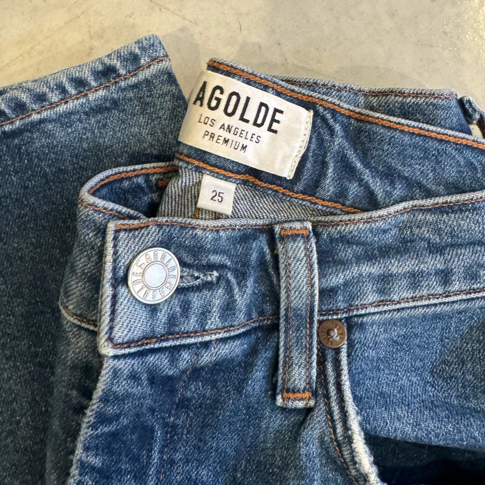 AGOLDE Blue Denim Jeans